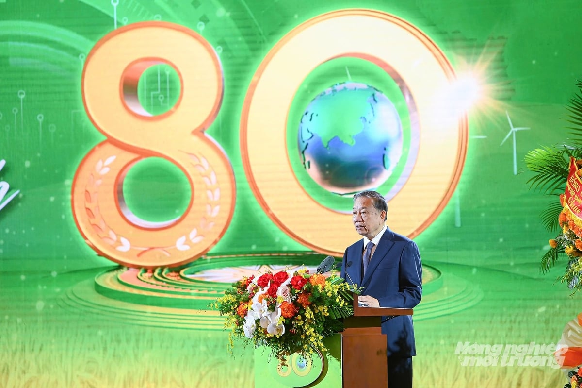 Tổng Bí thư Tô Lâm: Ngành Nông nghiệp và Môi trường luôn đồng hành cùng dân tộc, là trụ cột nền kinh tế